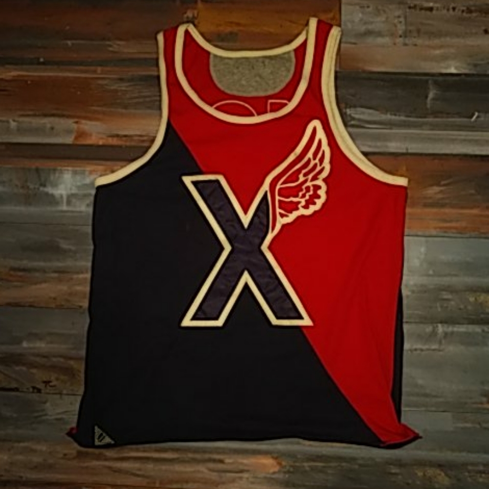 10.Deep Tank Top Jersey Shirt Running Gym